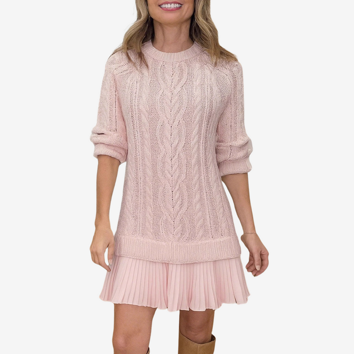 Trivora™ - Robe en Tricot Élégante et Chaude