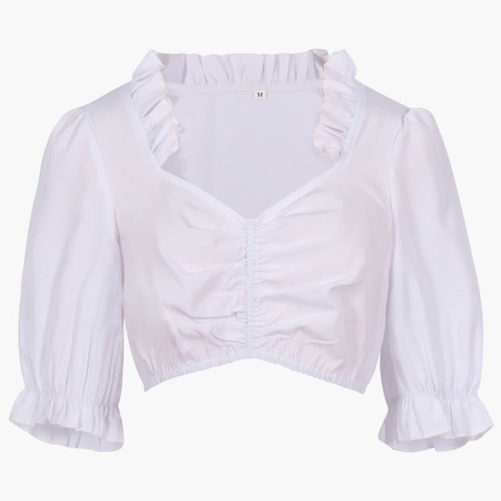 Robe Dirndl avec accents en dentelle pour femmes - Oktoberfest 2025
