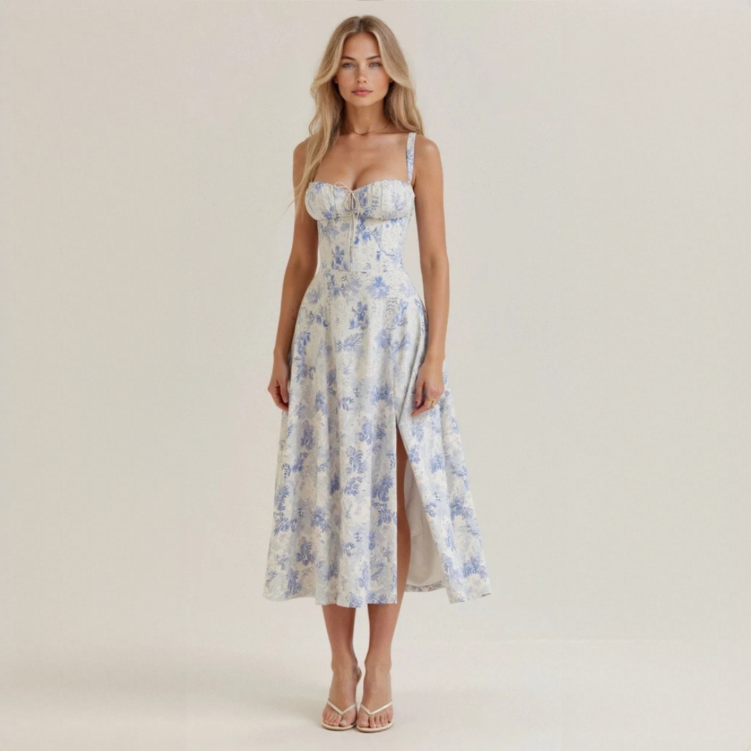 Liana - Robe midi chic
