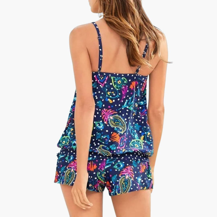 Ensemble d'été pour femmes avec short à cordon