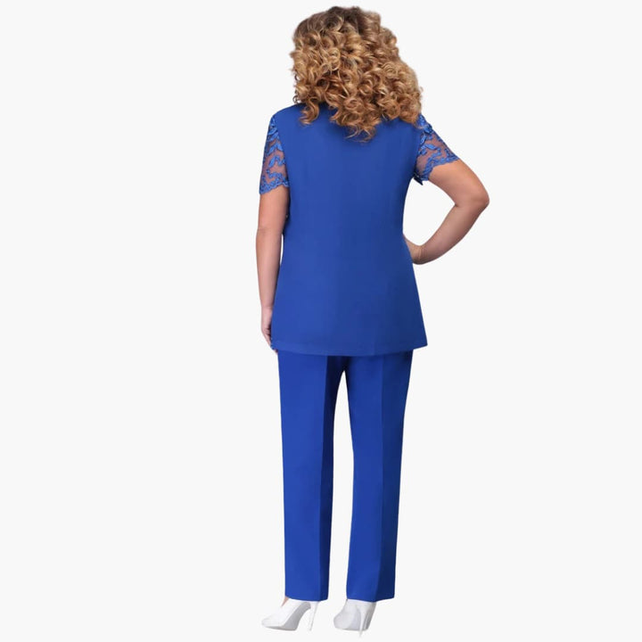 Ensemble 3 pièces brodé pour femmes