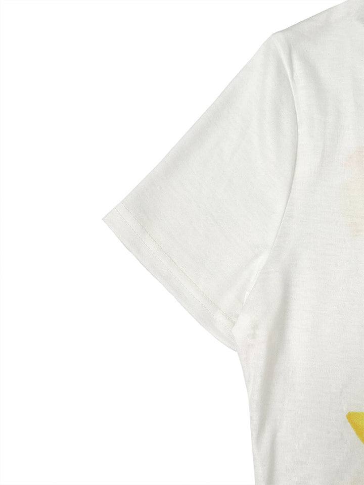 T-shirt à manches courtes, à imprimé floral, à col en V