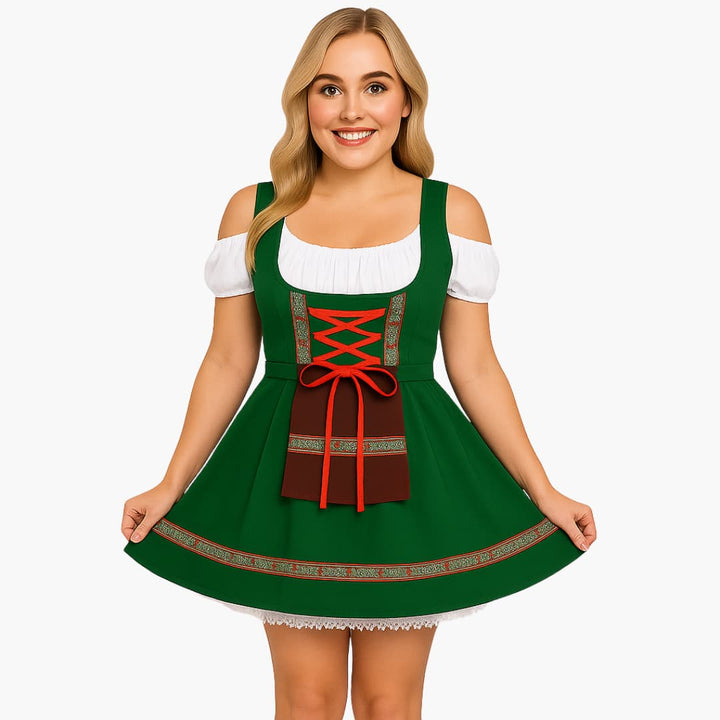 Robe Dirndl avec détails en dentelle pour femmes - Oktoberfest 2025