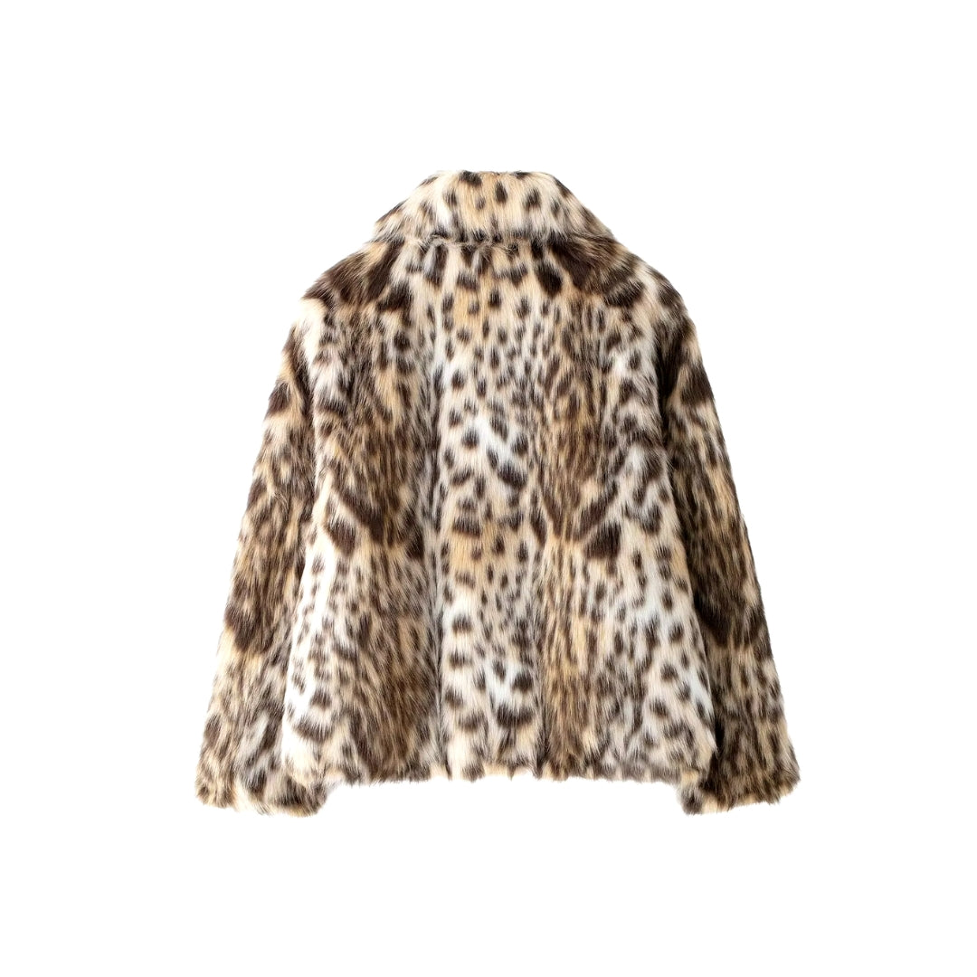 Valeria | Manteau luxueux en fausse fourrure douce pour femmes