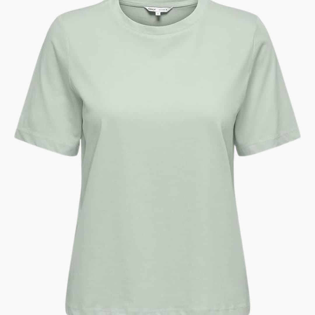 T-shirt pour femmes avec col rond et manches courtes