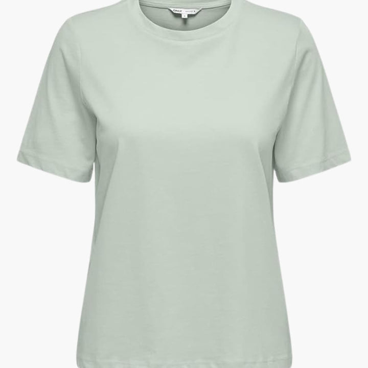 T-shirt pour femmes avec col rond et manches courtes