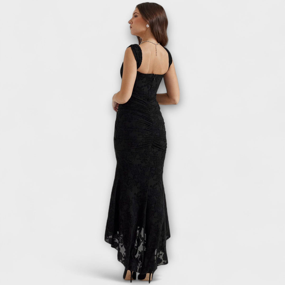 Renske - Robe maxi élégante avec corset artistique