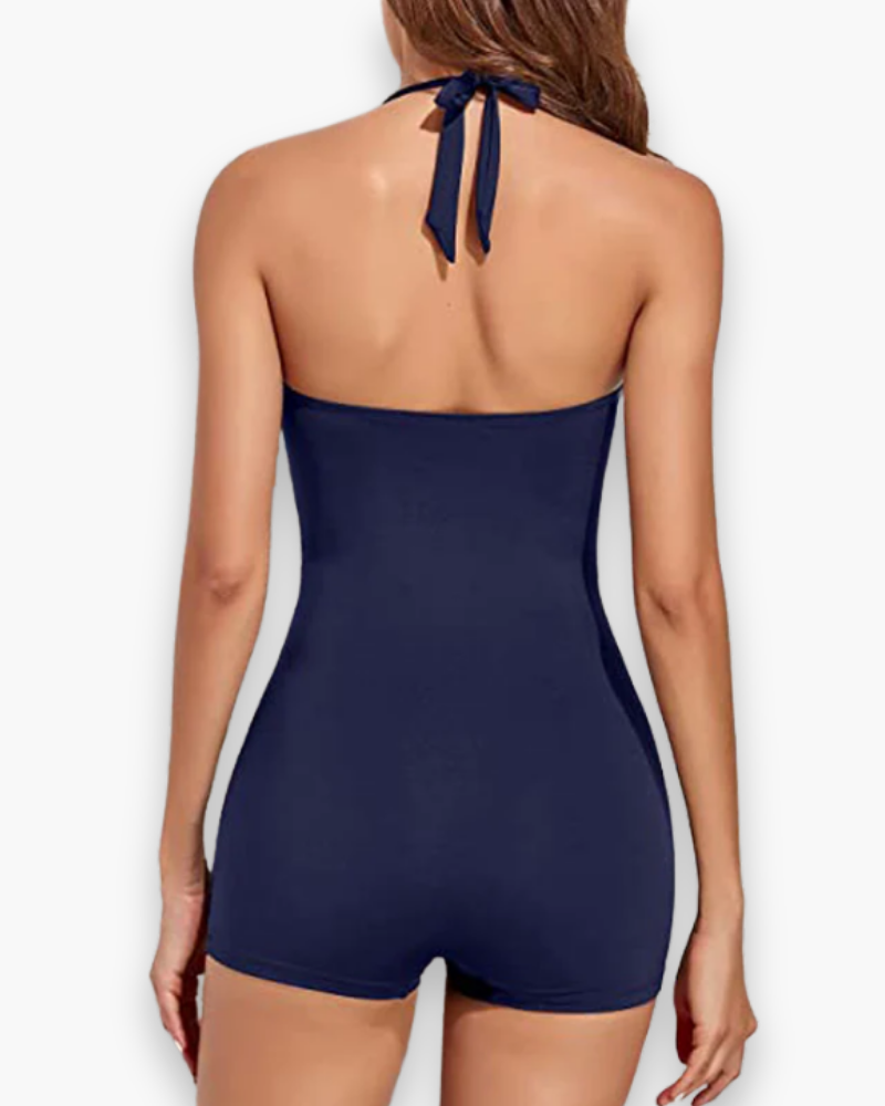 Maillot de bain moderne à bretelles pour femmes | Une pièce