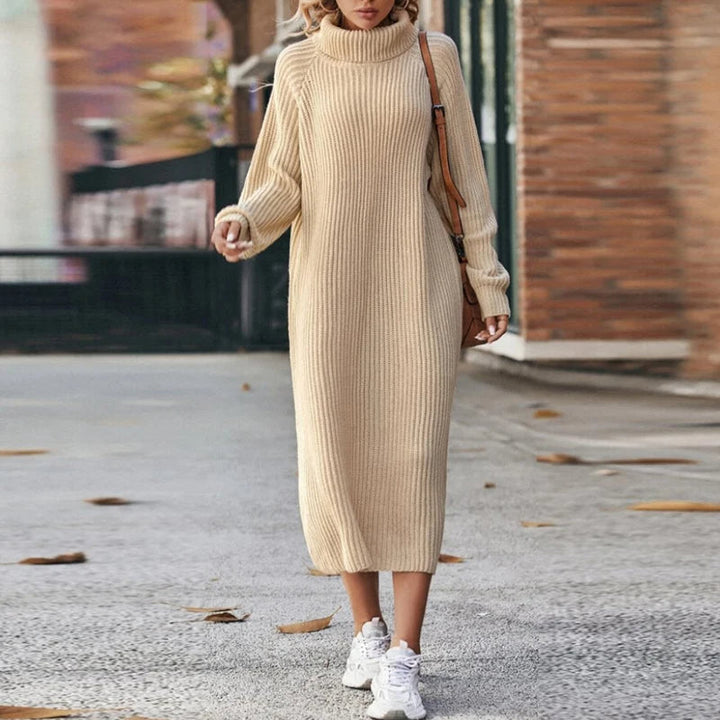 Dina | Robe tricotée longue pour femmes moderne et élégante