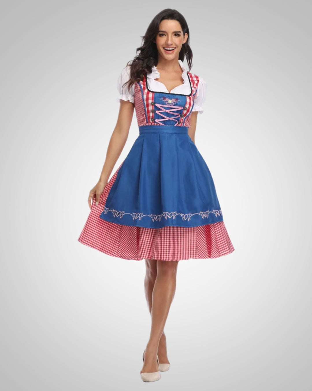 Greta | Robe Dirndl Midi intemporelle pour femmes