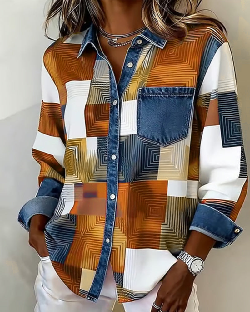 Lea | Chemisier moderne pour femmes avec un col tendance