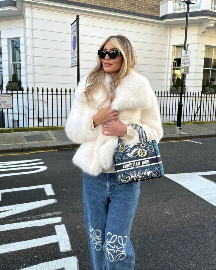 Valeria | Manteau luxueux en fausse fourrure douce pour femmes