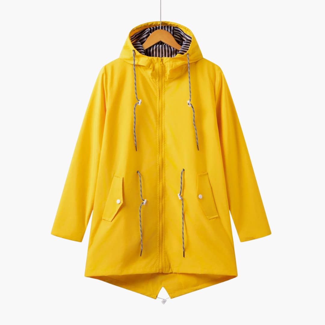 Trench-coat à capuche pour femmes