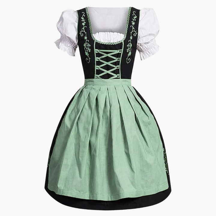 Dirndl traditionnel avec tablier pour femmes - Oktoberfest 2025