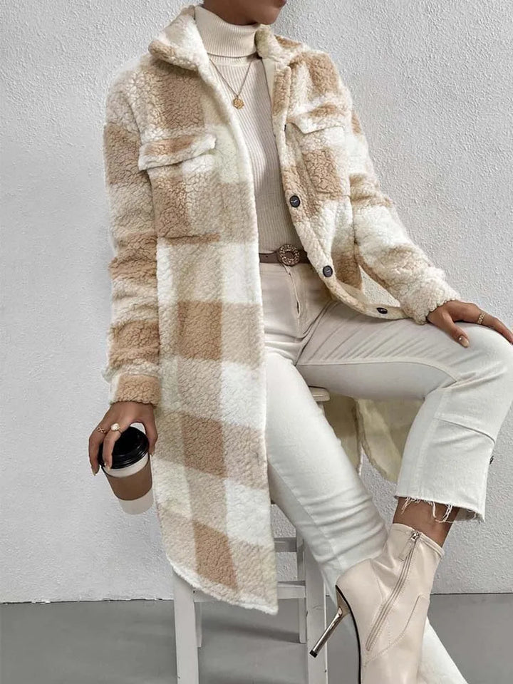 Manteau Teddy Femme En Taille Surdimensionnée | Chaud
