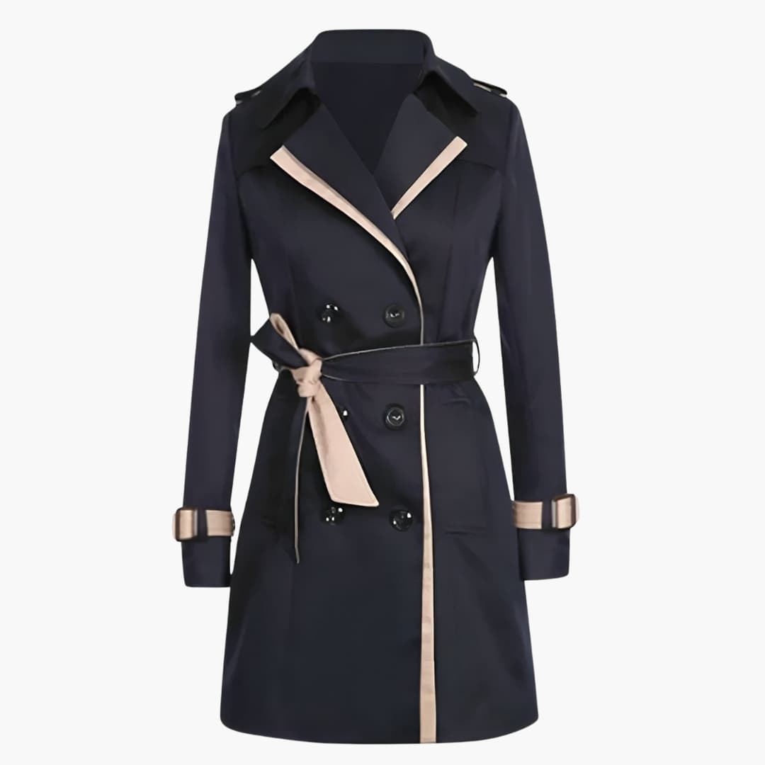 Trench-coat avec ceinture pour femmes