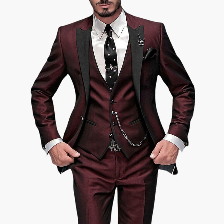 Costume classique pour invité de mariage - pour hommes dans un style luxueux