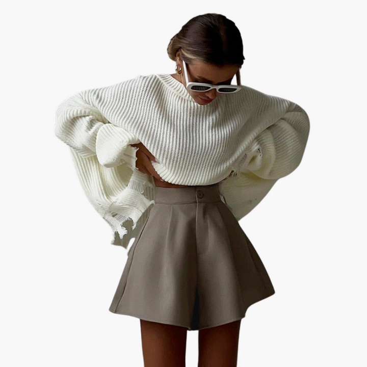 Shorts plissés à coupe large - Chic d'été pour femmes