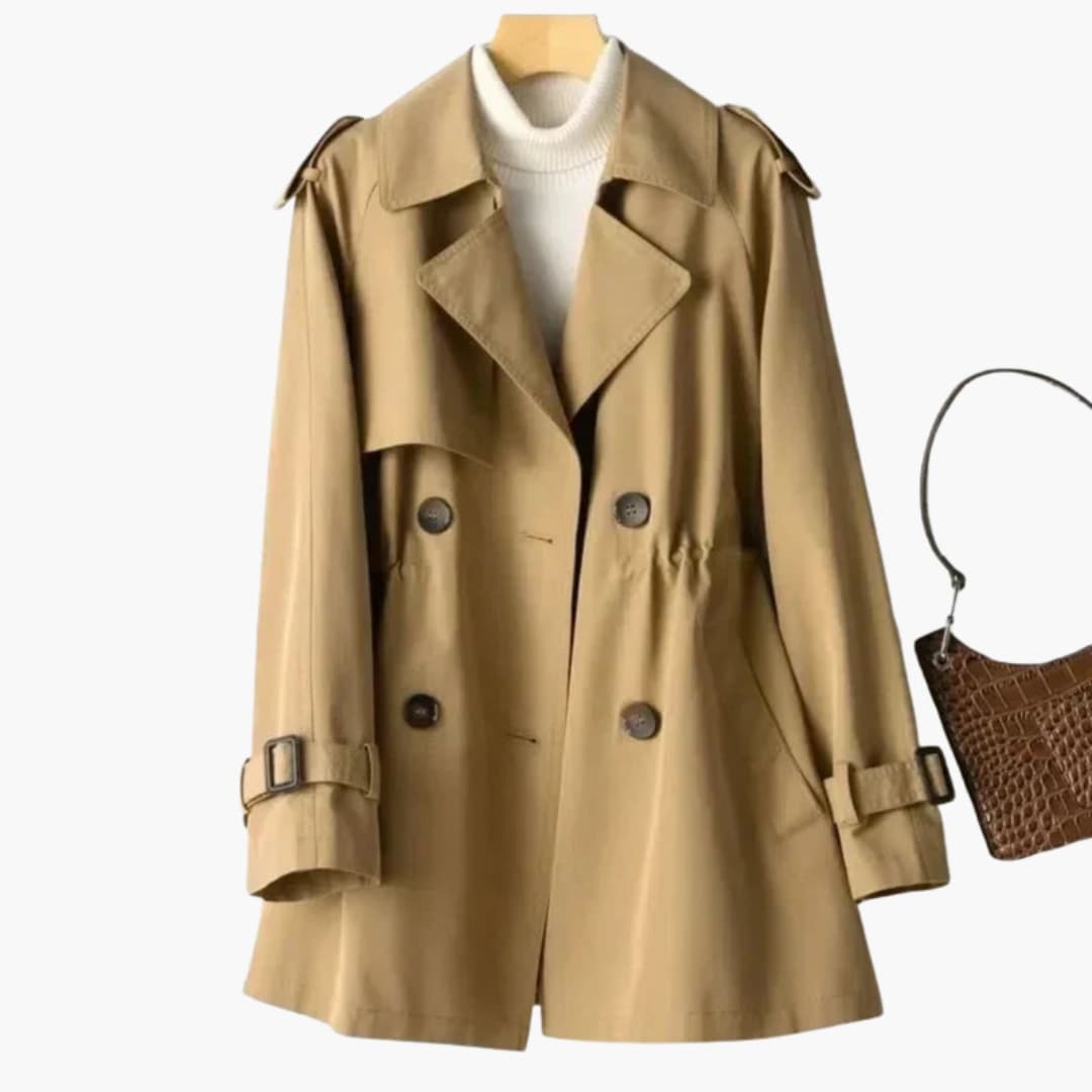 Trench-coat double boutonnage pour femmes
