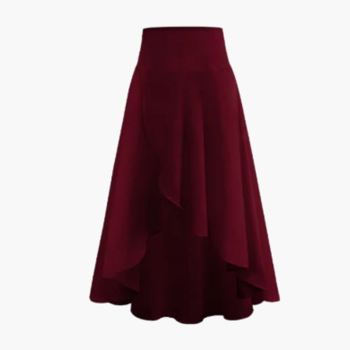 Jupe plissée femme - Jupe midi élégante avec design plissé