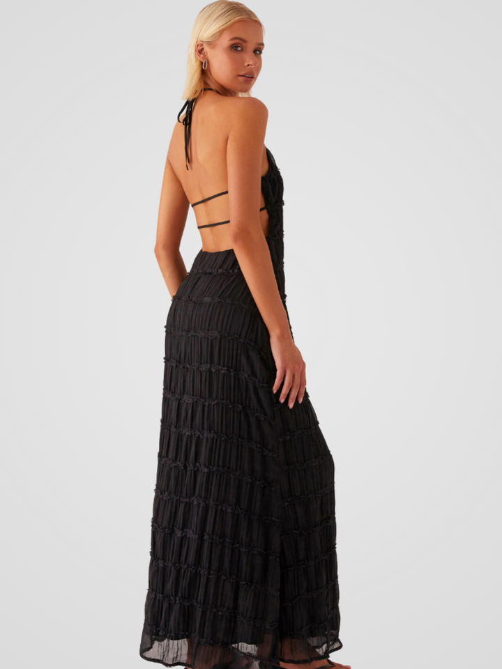 ROBE MAXI TEXTURE SOLÈNE
