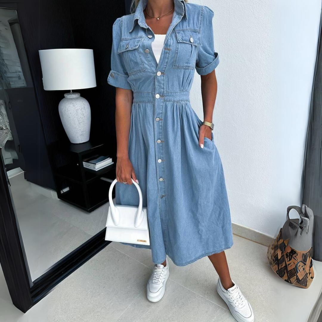 Alissa - Robe en jean tendance pour femmes