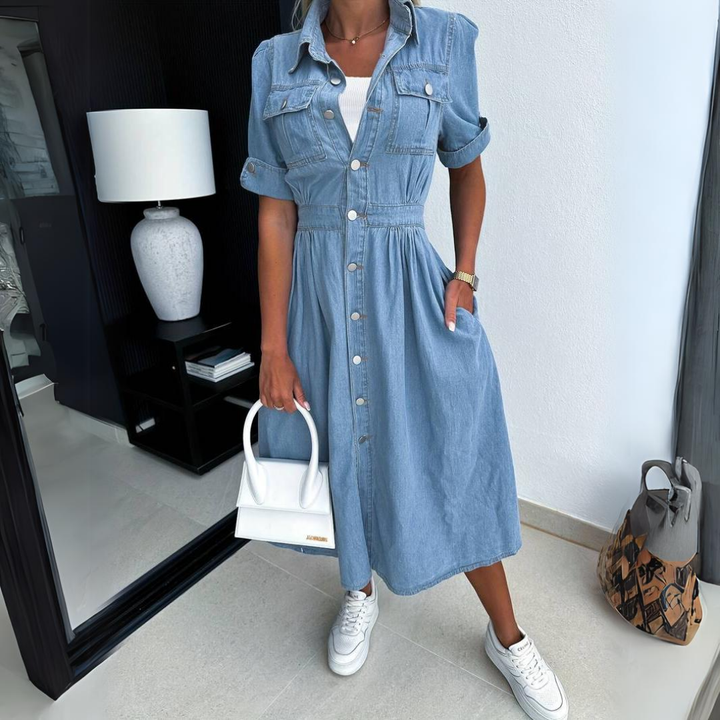 Alissa - Robe en jean tendance pour femmes