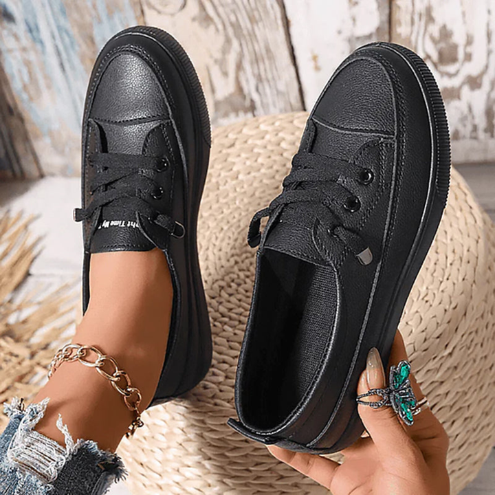 Christa | Baskets minimalistes à lacets pour femmes