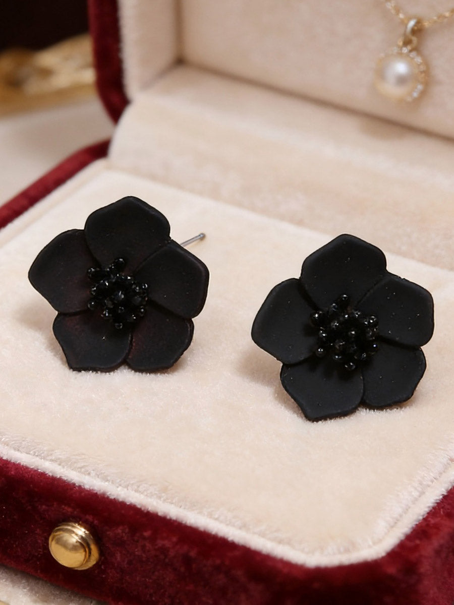 Boucles d'oreilles en forme de fleur