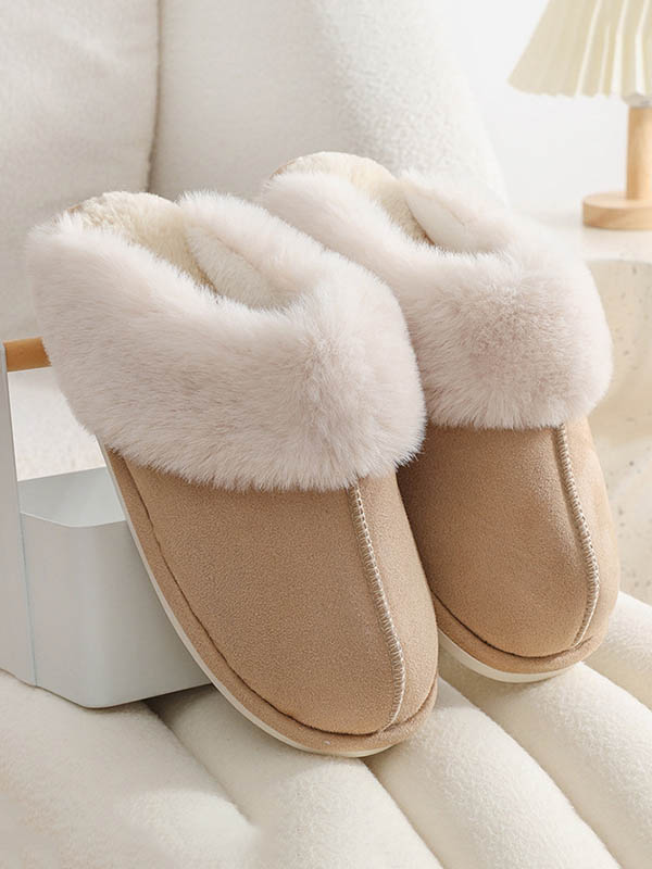 Mules à bout rond, à empiècements