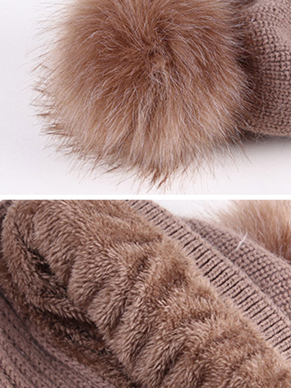 Ensemble écharpe et bonnet en jacquard, 7 coloris