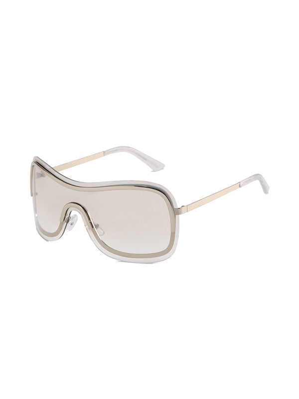 Lunettes de soleil géométriques anti-UV