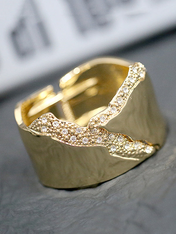 Bracelet géométrique normcore, à strass