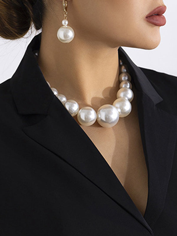 Collier perlé à perles