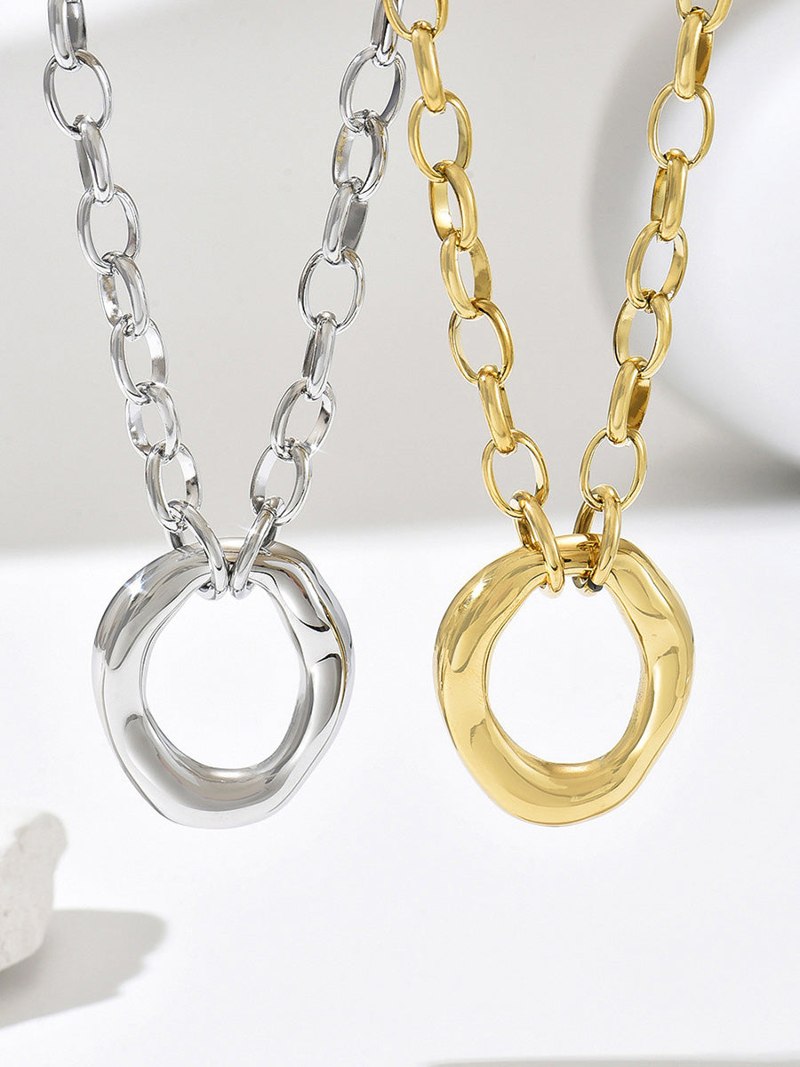 Collier géométrique à chaîne