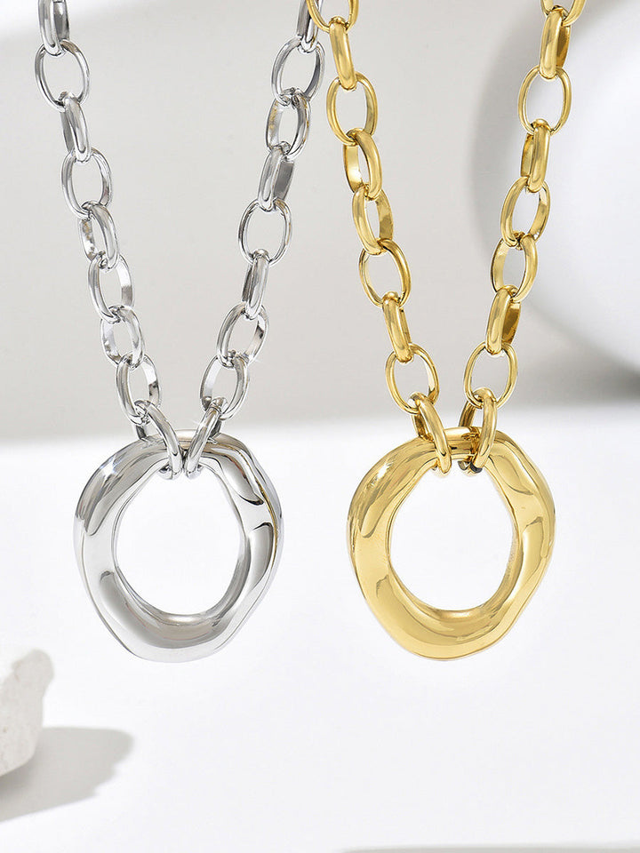 Collier géométrique à chaîne