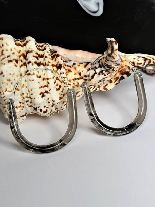 Boucles d'oreilles pendantes géométriques