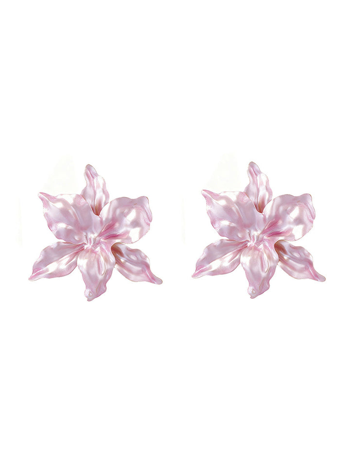 Boucles d'oreilles en forme de fleur