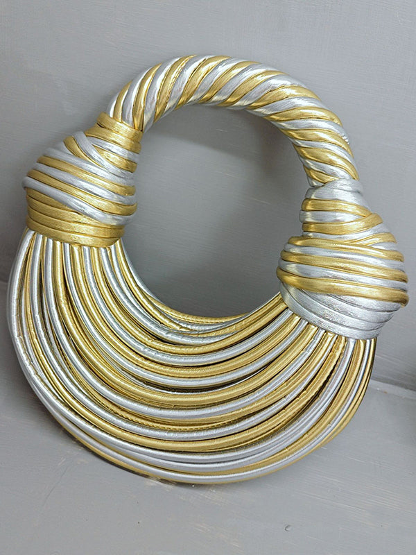 Sac à main géométrique à fermeture éclair