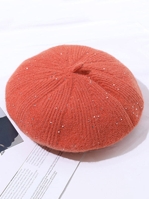 Chapeau bob vintage à paillettes 9 couleurs