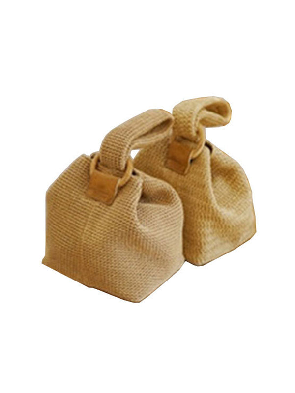 Sac à main décontracté à tissage simple