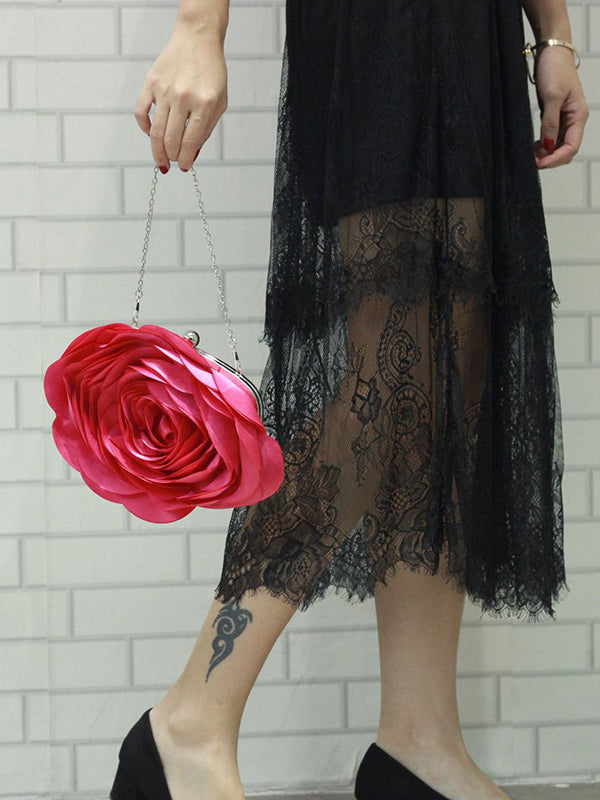 Sac à main à fleurs en 3D