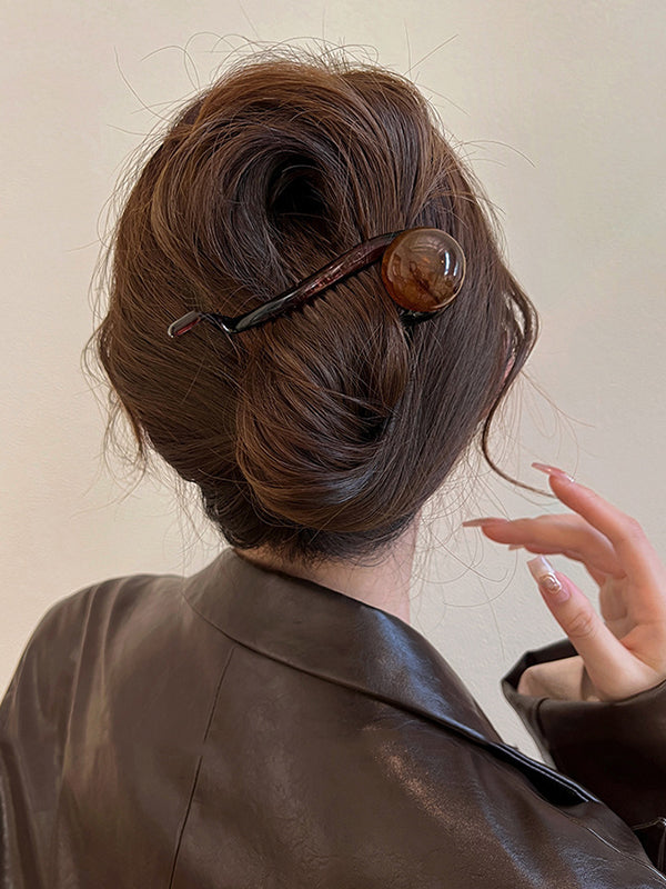 Pinces à cheveux géométriques