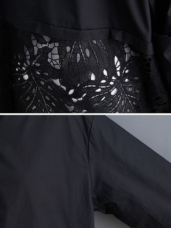 Robe creuse originale à irrégularités solides