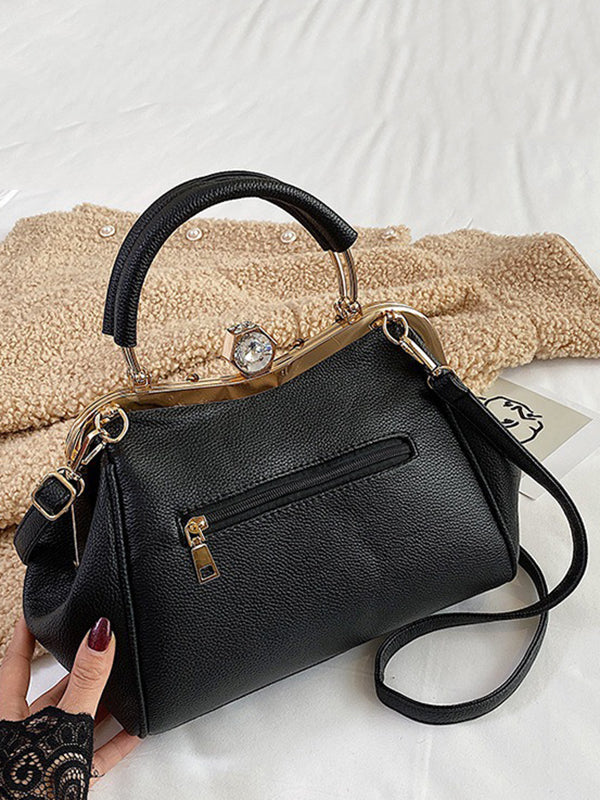 Sac à main géométrique à sequins, à empiècements