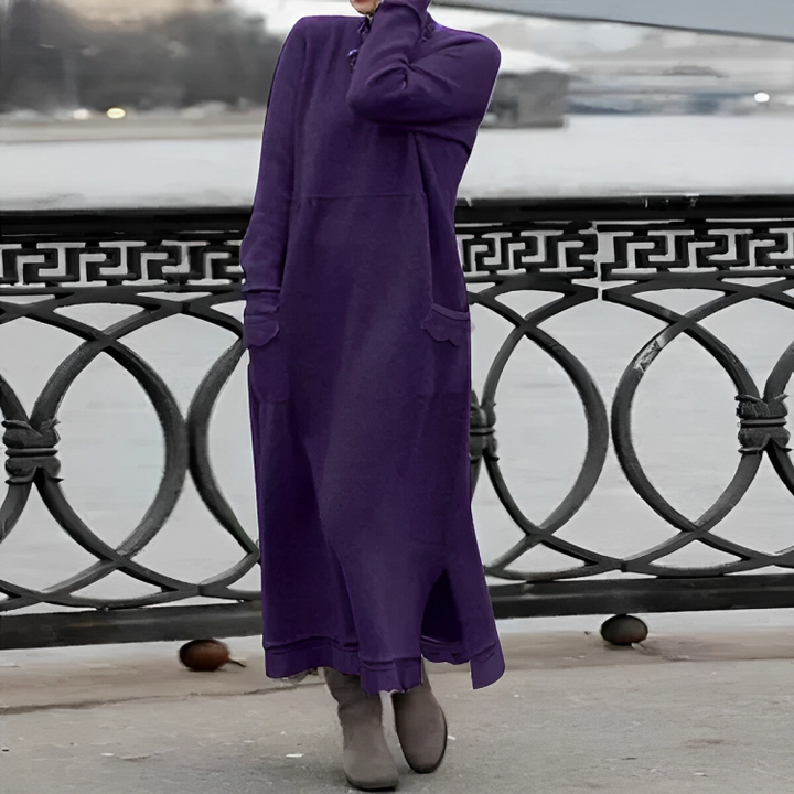 Amara - Robe longue en tricot pour femmes