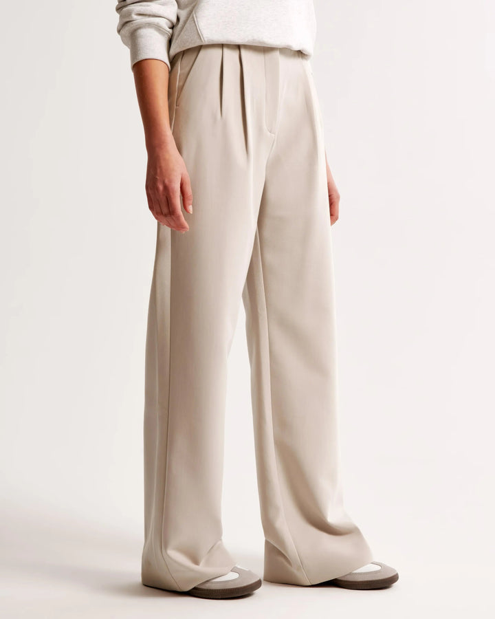 Pantalon Long à Taille Haute pour Femmes