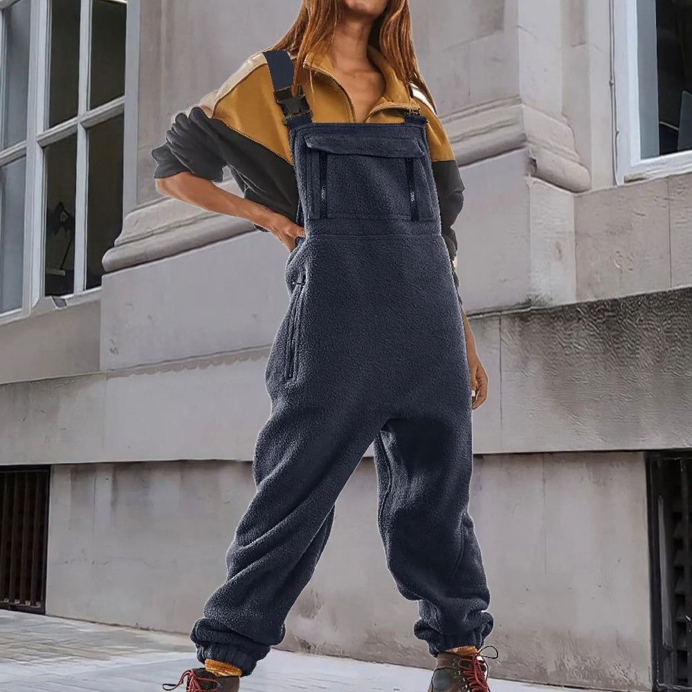 Olivie - Combinaison en Fleece Corde Réglable