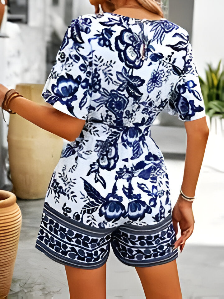 Johanna | Combinaison élégante avec motif floral pour femmes