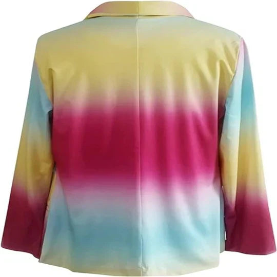 Thanea | blazer à manches longues tie-dye pour femmes